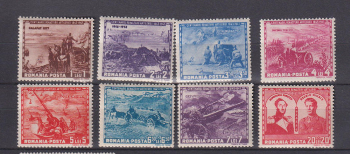 CENTENARUL ARTILERIEI ROMANE LP 156 I MNH