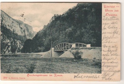 SV * Romania * ORSOVA - SZECHENYI STRASSE * CAZANE * 1899 foto