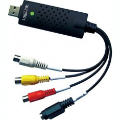 PLACA de captura LOGILINK (Videograbber) intrare: RCA x 3 (audio/video) S-Video la iesire USB 2.0 transfer inregistrari de pe case video pe PC (analog foto