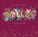 Felicitare - To the Most Wonderful Mum - Christmas | Ling Design