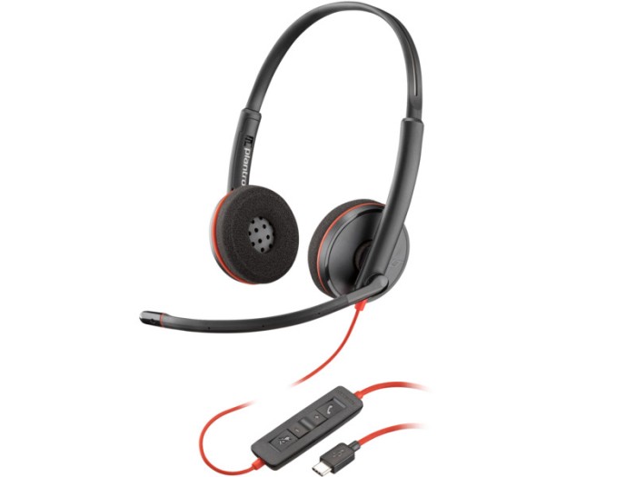 Poly Blackwire 3220 Stereo USB-C Headset +USB-C/A Adapter (Bulk) &quot;8X228A6&quot; (timbru verde 0.8 lei)