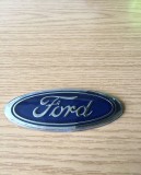 Emblema Ford 148mm, Plastic+Silicon, Caroserie, Focus, Fiesta
