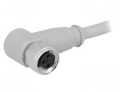 Conector M8 3m 3 PIN unghi 90&amp;deg; cablu IP67 foto