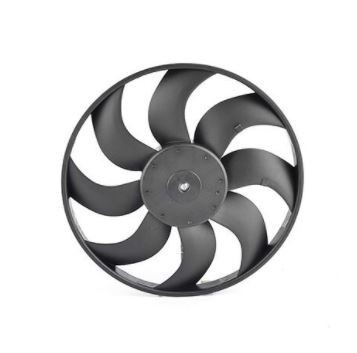 GMV ventilator radiator Opel Corsa D (S07), 2006-2015, motor 1.4 Turbo, 1.6 T, benzina, 1.3 CDTI, 1.7 CDTI, diesel, cu AC, 385 mm; 2 pini, fara pre-r foto