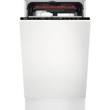 Masina de spalat vase incorporabila AEG FSE74527P, 10 seturi, 7 programe, MaxiFlex, AirDry, Usa slide, Motor inverter, SatelliteClean, Iluminare inter, Electrolux