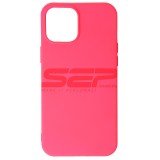 Husa Silicon Fuchsia pentru iPhone 12 Pro Max - Calitate Superioara, Tip Apple
