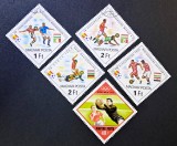 Ungaria 1971-1982 - Istoria Fotbalului Ungar &amp; Jocurile Olimpice M&uuml;nchen 1972 (Set de 5 Mărci Poștale Neștampilate) - Cod: VNT1