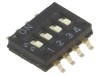 Comutator DIP-SWITCH 4 Secțiuni ON-OFF 24V