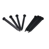 Cuie Fixare Separator Gazon Plastic 20cm Negre Bordura Gradina