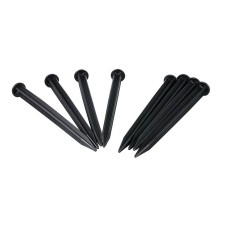 Cuie plastic pentru fixare separator gazon lungime 20 cm negri