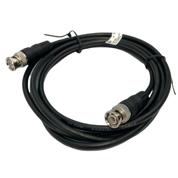 Cablu adaptor BNC tata-tata, 2m, 50&Omega;, Goobay, 50086, T218337