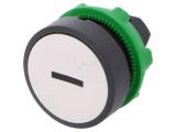 Comutator Alb 22mm cu Acționare prin Apăsare