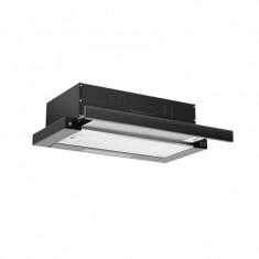 Hota incorporabila Floria, 450 mc/h, 140 W, 220-240 V, 2 viteze, filtru lavabil, aluminiu, Negru