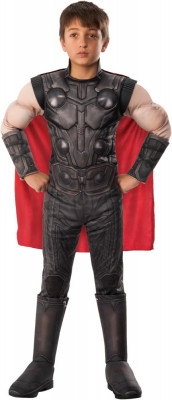 Costum Thor Deluxe pentru copii Rubie&amp;#039;s Marvel: Avengers Endgame Mic foto