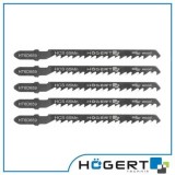 Set 5 bucati lame pentru fierastrau electric, HOGERT 6TPI, 100mm / HT6D659