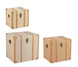 Cumpara ieftin Set 3 cufere depozitare Wilfred 34x28x33h; 42x34x41h; 50x40x49h