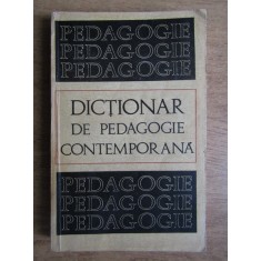 Stefan Barsanescu - Dictionar de pedagogie contemporana