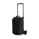 Carucior Cumparaturi Gimi Sprinter Negru, 40L + 10L, Cadru Otel Pliabil, Maner Ajustabil, Buzunar Fermoar, Impermeabil, Roti 15 cm