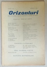 ORIZONTURI , REVISTA DE CULTURA A ASOCIATIEI PROFESORILOR SECUNDARI DIN GALATI , NR. 3, 1938 foto