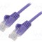 Cablul Patch Cord U/UTP 6 litat CCA PVC violet 1m 24AWG Goobay