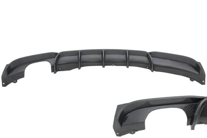 Difuzor Bara Spate Carbon Evacuare Stanga BMW Seria 3 F30 F31 (2011-up) M Performance Design Performance AutoTuning
