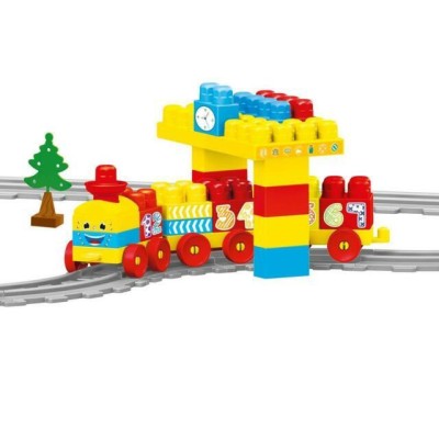 Set de constructii cu trenulet - 58 piese PlayLearn Toys foto