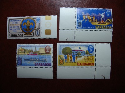 BARBADOS SERIE SCUTISM MNH foto