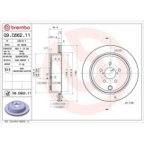 Set disc frana Subaru Brz 06.12-, Legacy 5 (Bm) 05.09-, Legacy 5 Estate (Br) 06.08-12.14, Outback (Br) 06.09-; Toyota Gr 86 Coupe (Zn8) 09.21-, Gt 86, BREMBO