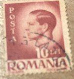 (FAV) Timbre Regele Mihai 10 lei, Stampilat