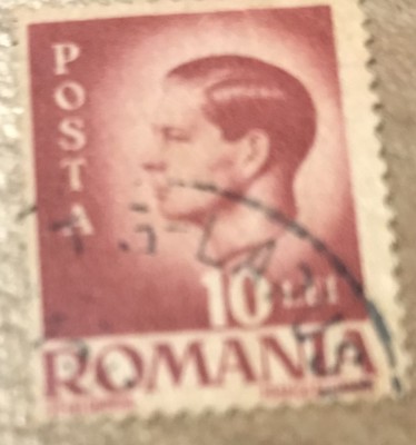 (FAV) Timbre Regele Mihai 10 lei foto