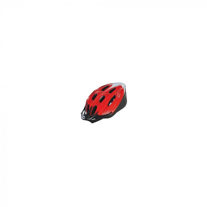Casca bicicleta Oxford F15, rosu/alb, marime L/XL (58-62cm)