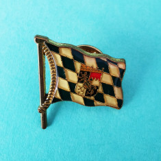 Insigna pin steag drapel Oktoberfest Bavaria Bayern Germania