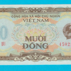 Vietnam 10 Dong 1980 'Casa lui Ho Chi Minh ' UNC serie: IU 450289