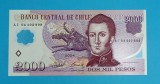 Bancnotă Chile (pick 160) 2000 Pesos 2004 UNC serie: AI 04402898