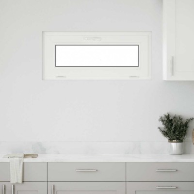 vidaXL Fereastră de subsol RISOR 90x40 cm &amp;icirc;nclinat 2 geamuri Antracit foto