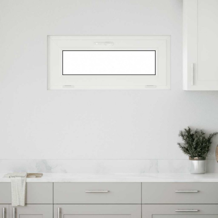 vidaXL Fereastră de subsol RISOR 90x40 cm &icirc;nclinat 2 geamuri Antracit