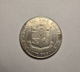 Filipine 1 Peso 1967 Bataan Day de Argint zgariata, Europa