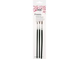 KREUL Brushes for Glass &amp; Porcelain paint 3/set