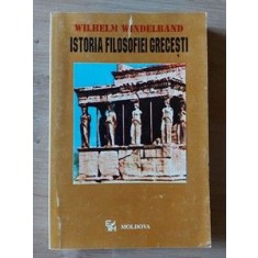 Istoria filosofia grecesti Wilhelm Windelband