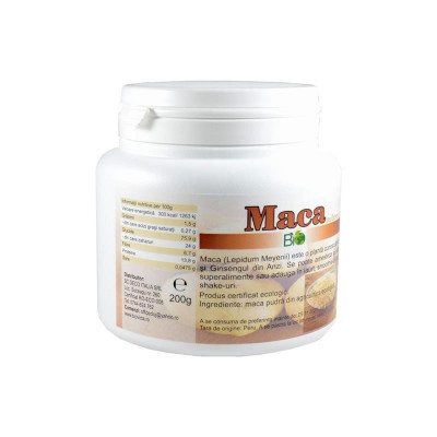 Pulbere Maca Bio 200 grame Deco Italia foto