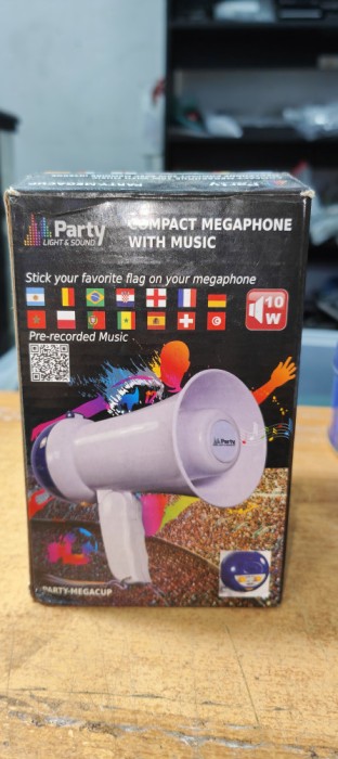 Compact megaphone with Music 10Watt #A6128