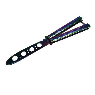Briceag de antrenament DEPOX&amp;reg;, otel inoxidabil, Rainbow Scales, multicolor, 21.5 cm foto
