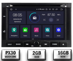 Navigatie Peugeot 3008 5008 (2009-2011), Android 9, Quadcore PX30 2GB RAM + 16GB ROM cu DVD, 7 Inch - AD-BGWPGTX008P3 foto