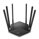 Cumpara ieftin Router wireless Mercusys, Dual-Band, 600 + 1300 Mbps, 6 antente, Negru