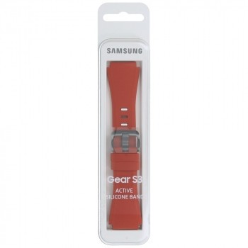 Bandă de silicon Samsung Gear S3 Active roșie ET-YSU76MREGWW