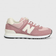 New Balance sneakers 574 culoarea roz, U574BWE