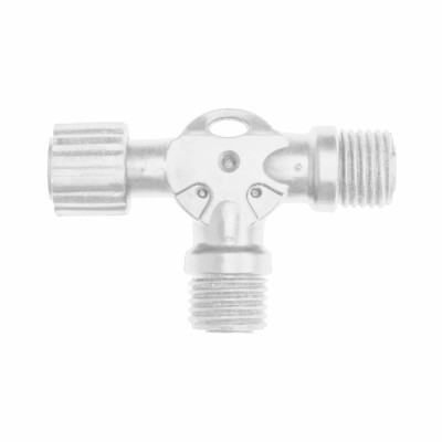 Distribuitor in T alb pentru instalatii luminoase Home KTTW5 foto