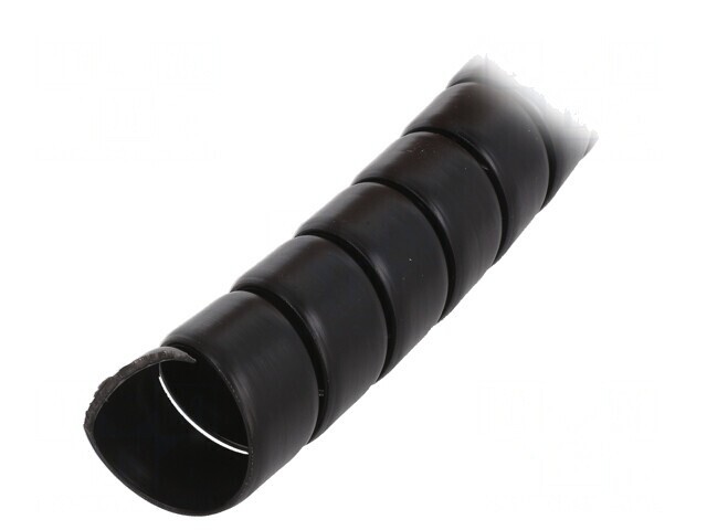 &Icirc;nfășurare &icirc;n spirală polipropilenă neagră 34mm 1m