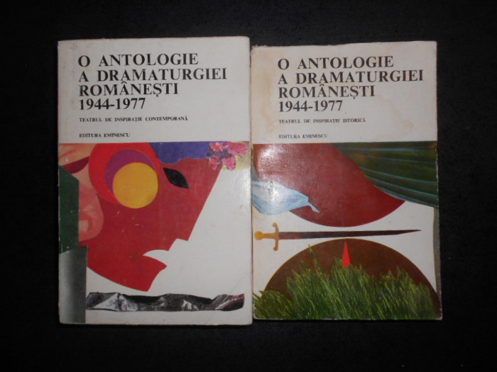 MIHAIL DAVIDOGLU - O ANTOLOGIE A DRAMATURGIEI ROMANESTI 1944-1977 2 volume