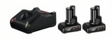 Bosch GAL12V-40 + 2xGBA12V, Incarcator rapid Li-Ion 18V,6Ah ,Acumulatori Li-Ion 12V, 4Ah - 3165140968669